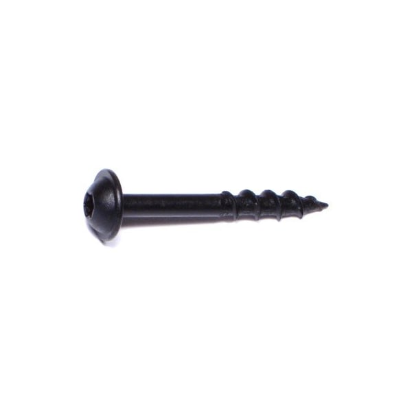 Saberdrive Wood Screw, #7, 1-1/4 in, Black Phosphate Steel Flange Round Head Torx Drive, 183 PK 50321 - main